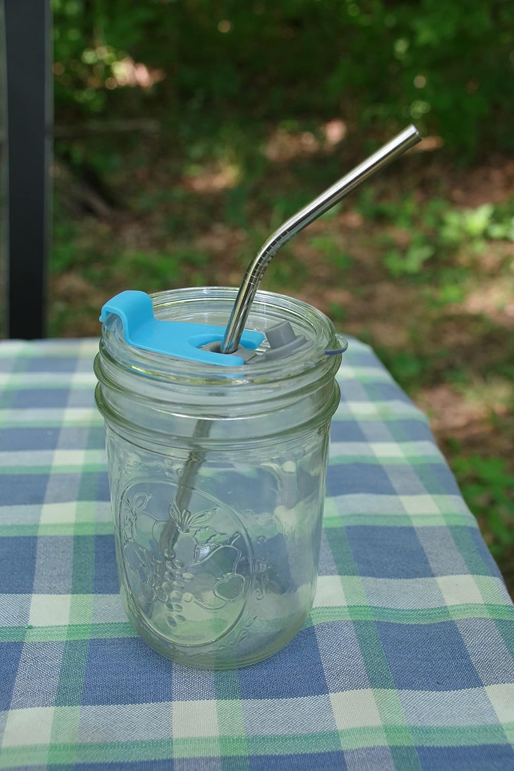 Masun Mason Jar Drinking Lids With Sleeves 2 Pack 1