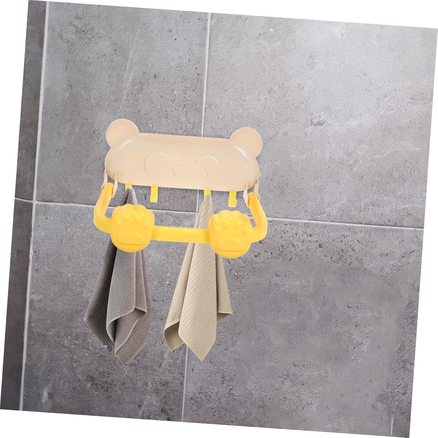 Foldable ABS Bathroom Towel Hook Organizer