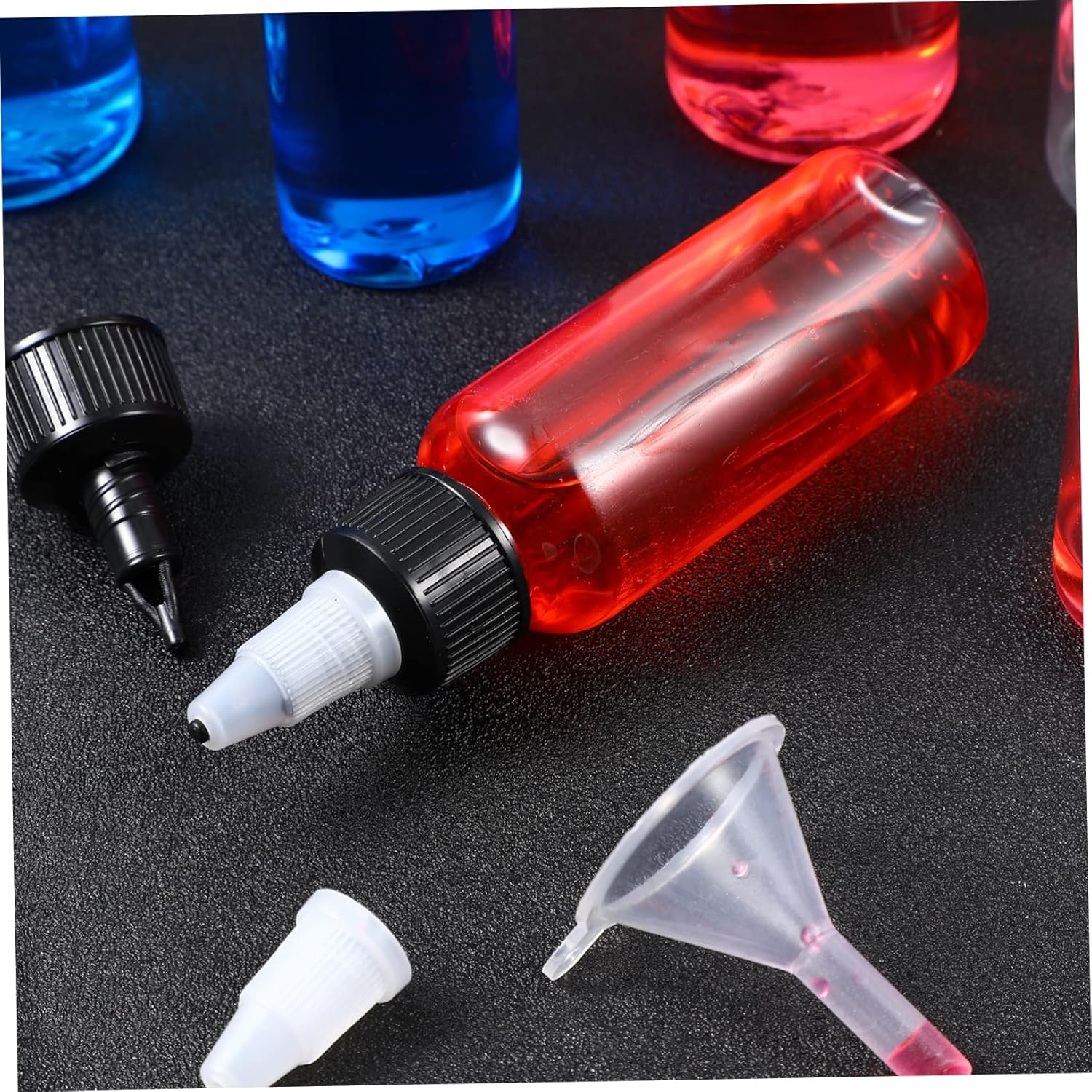 VINTORKY 12 Pack Refillable Salad Squeeze Bottles