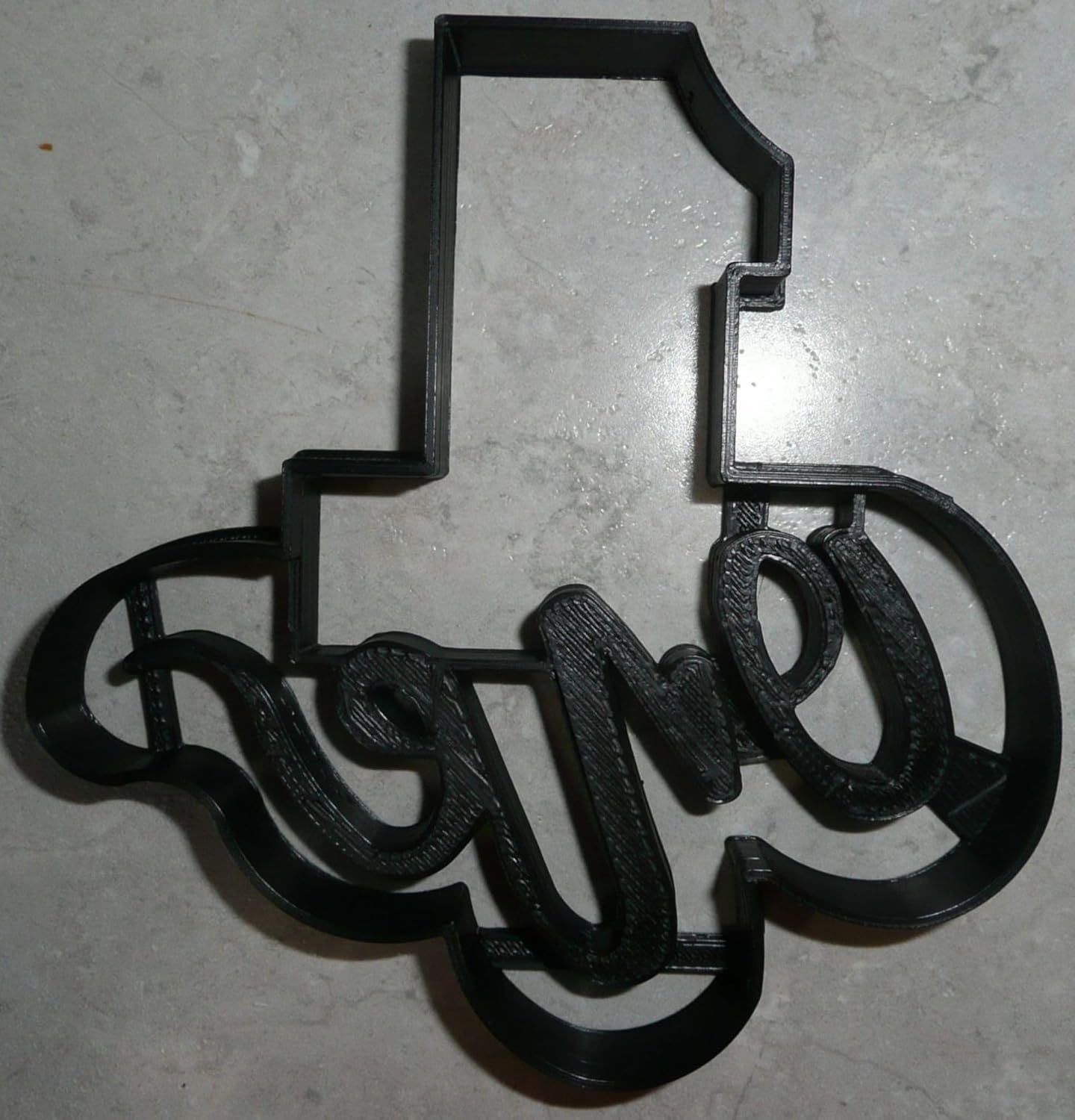 NUMBER ONE 1 BIRTHDAY BAKING COOKIE CUTTER USA