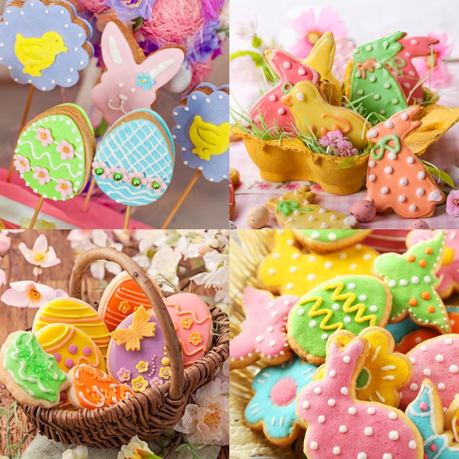 Kasmoire Easter Cookie Decorating Kit 185Pcs All-in-One 1