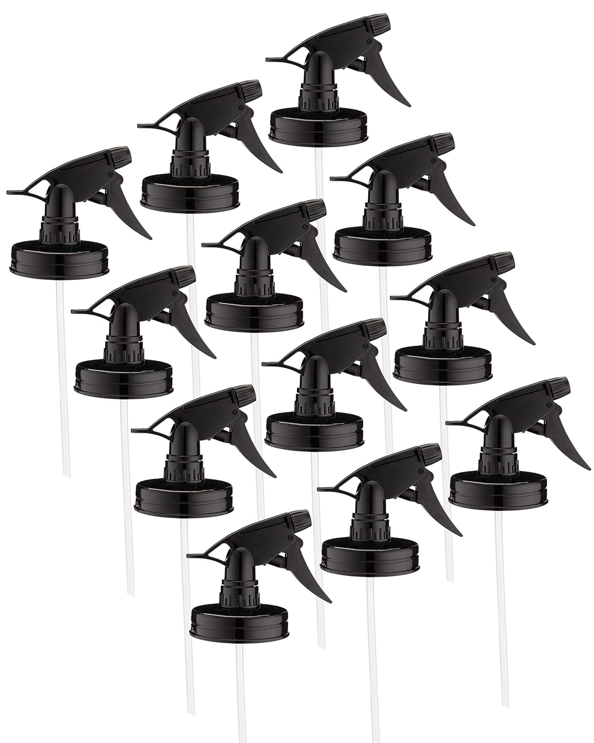 Jarmazing Mason Jar Sprayer Lids 12 Pack Black 1