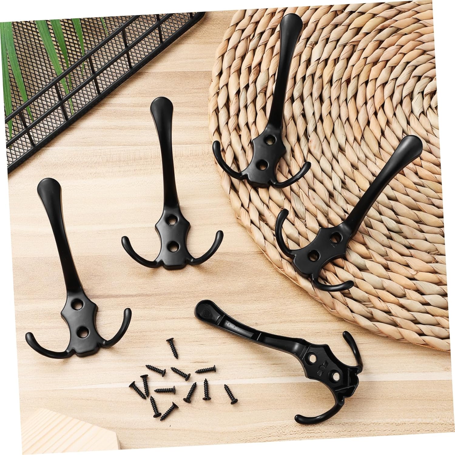 20pcs Metal Wall Coat Hooks Minimalist Bathroom Towel Holders