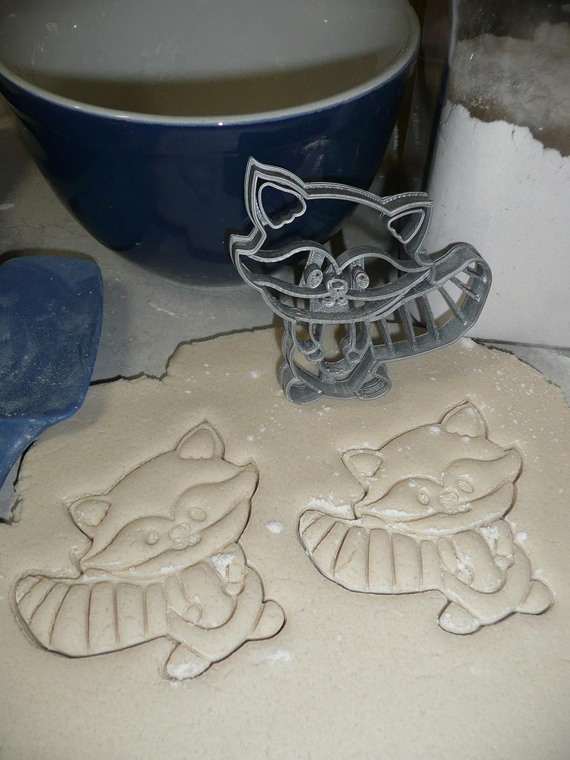 BABY WOODLAND ANIMALS COOKIE CUTTERS - Fox Deer Raccoon Owl Set of 4