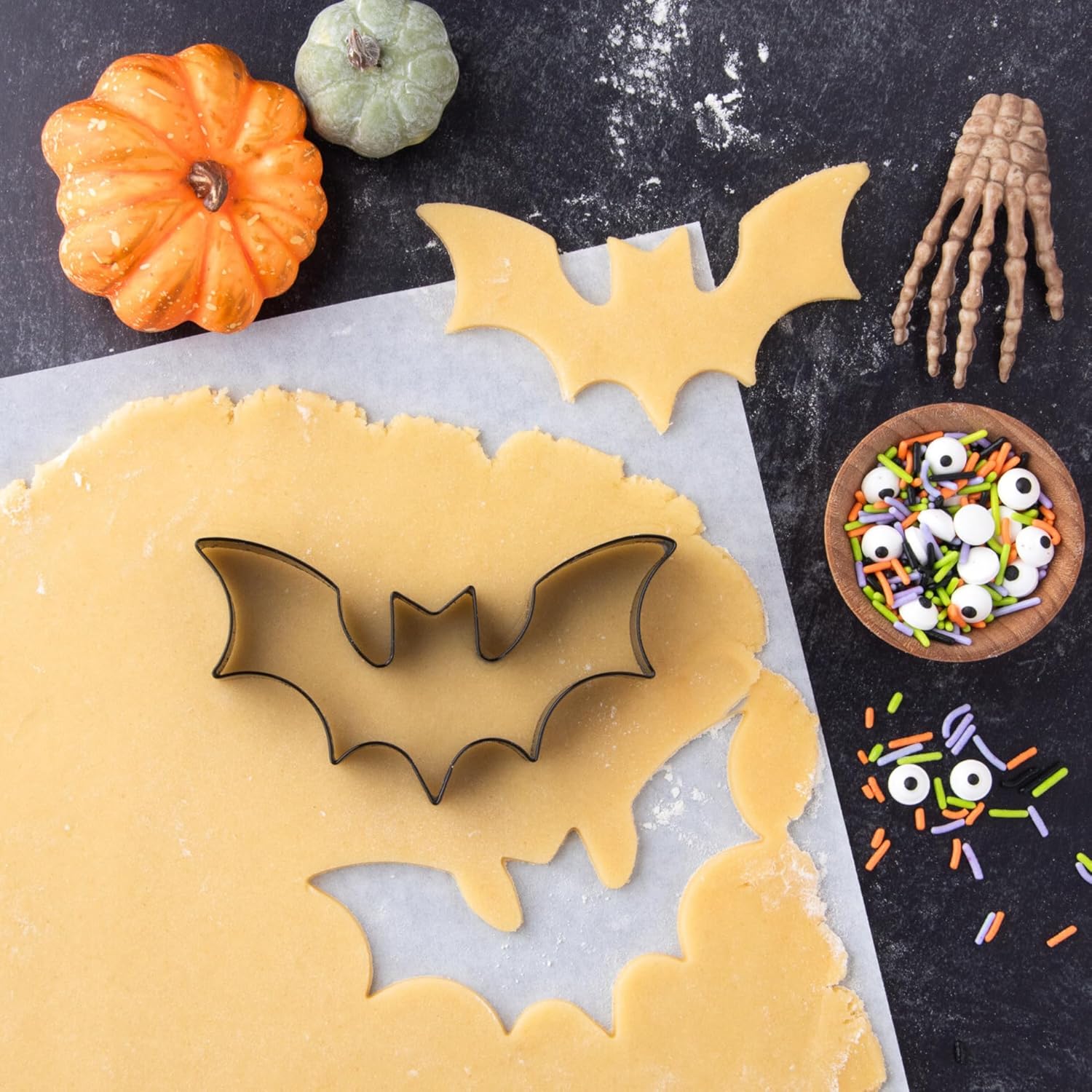 Cookie Cutter Kingdom Bat Cookie Cutter - Halloween Stainless Steel Beautiful Coated Finish