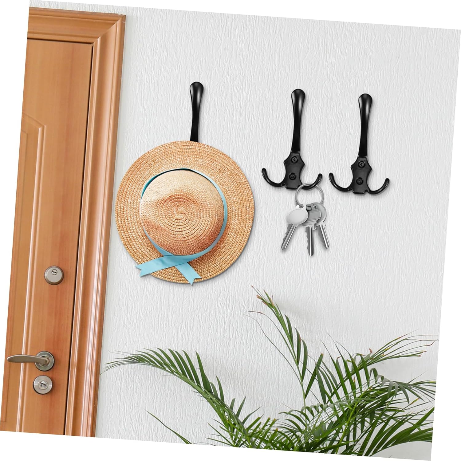 20pcs Metal Wall Coat Hooks Minimalist Bathroom Towel Holders