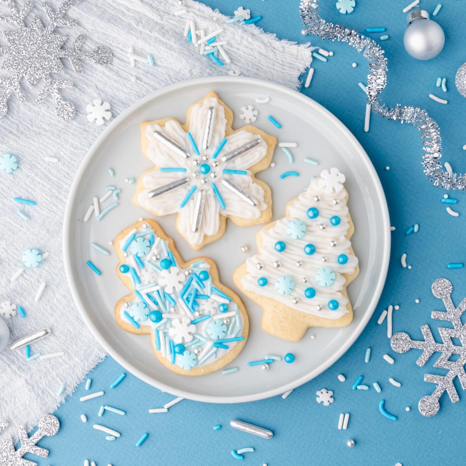 Cookie Cutter Kingdom Christmas Snowflake Cookie Cutter Set