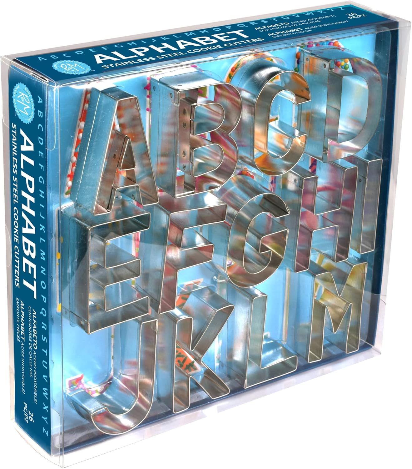 RM International 25 Alphabet Cookie Cutters 26-Piece Set 1