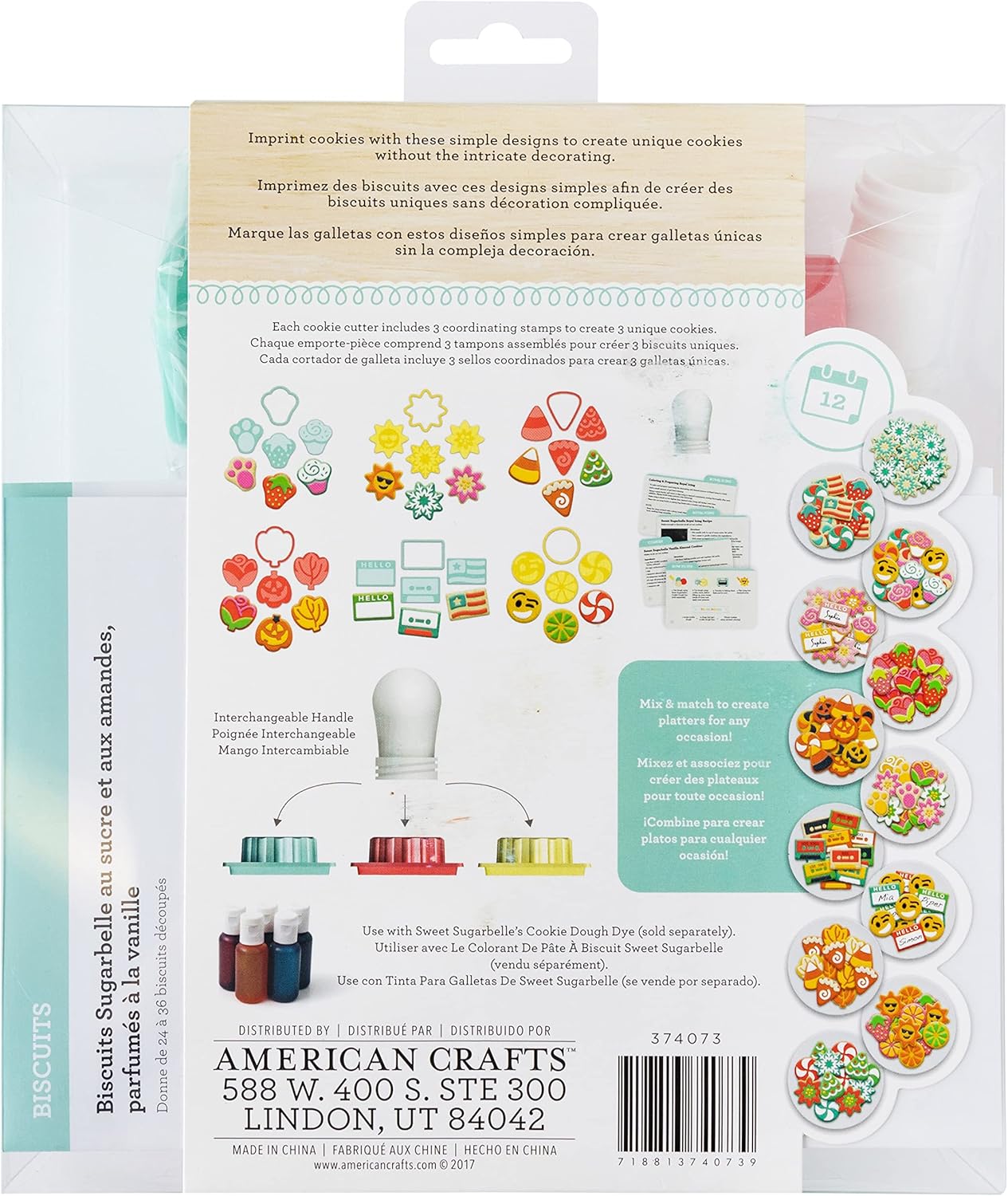American Crafts Sweet Sugarbelle Cookie Cutter Set 25Pk