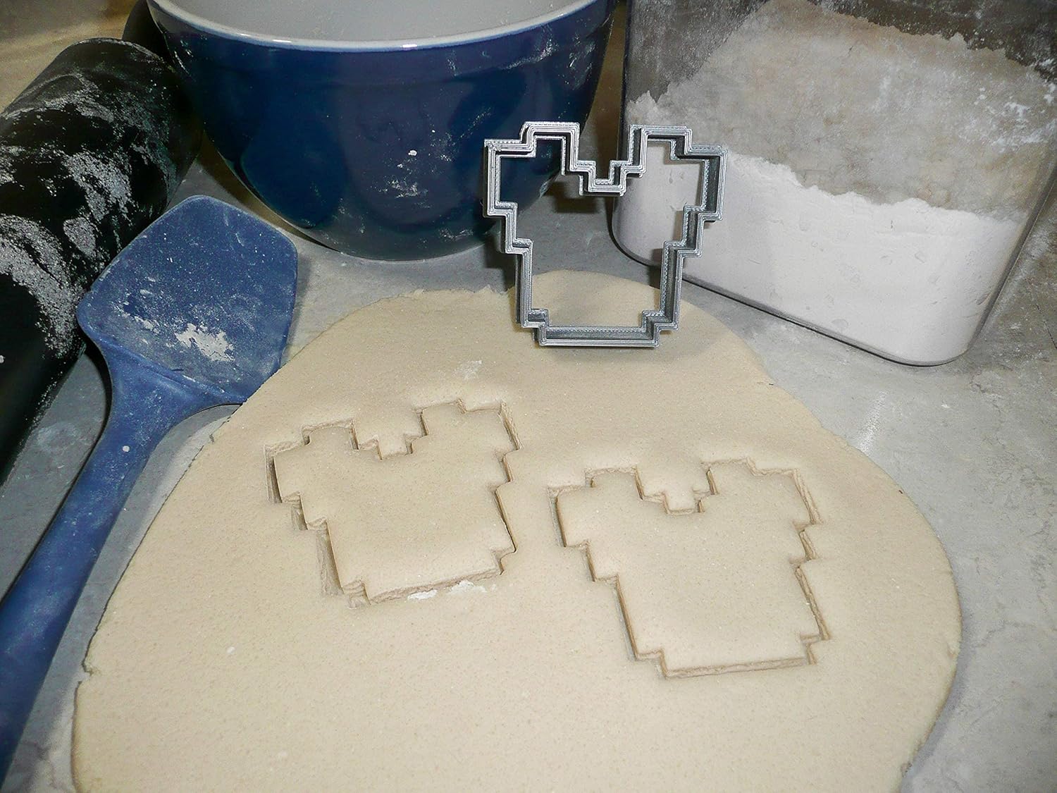 YNGLLC BLOCK ADVENTURE COOKIE CUTTERS SET OF 10 MADE IN USA