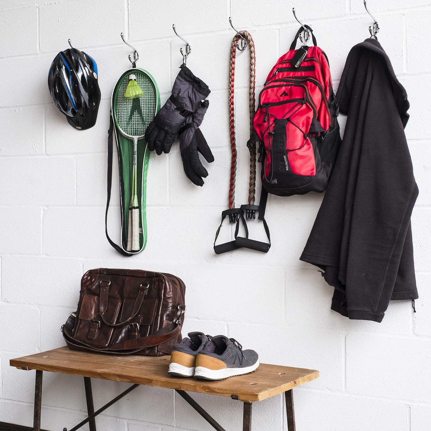 Brightmaison 6 Pack Heavy Duty Coat Hooks